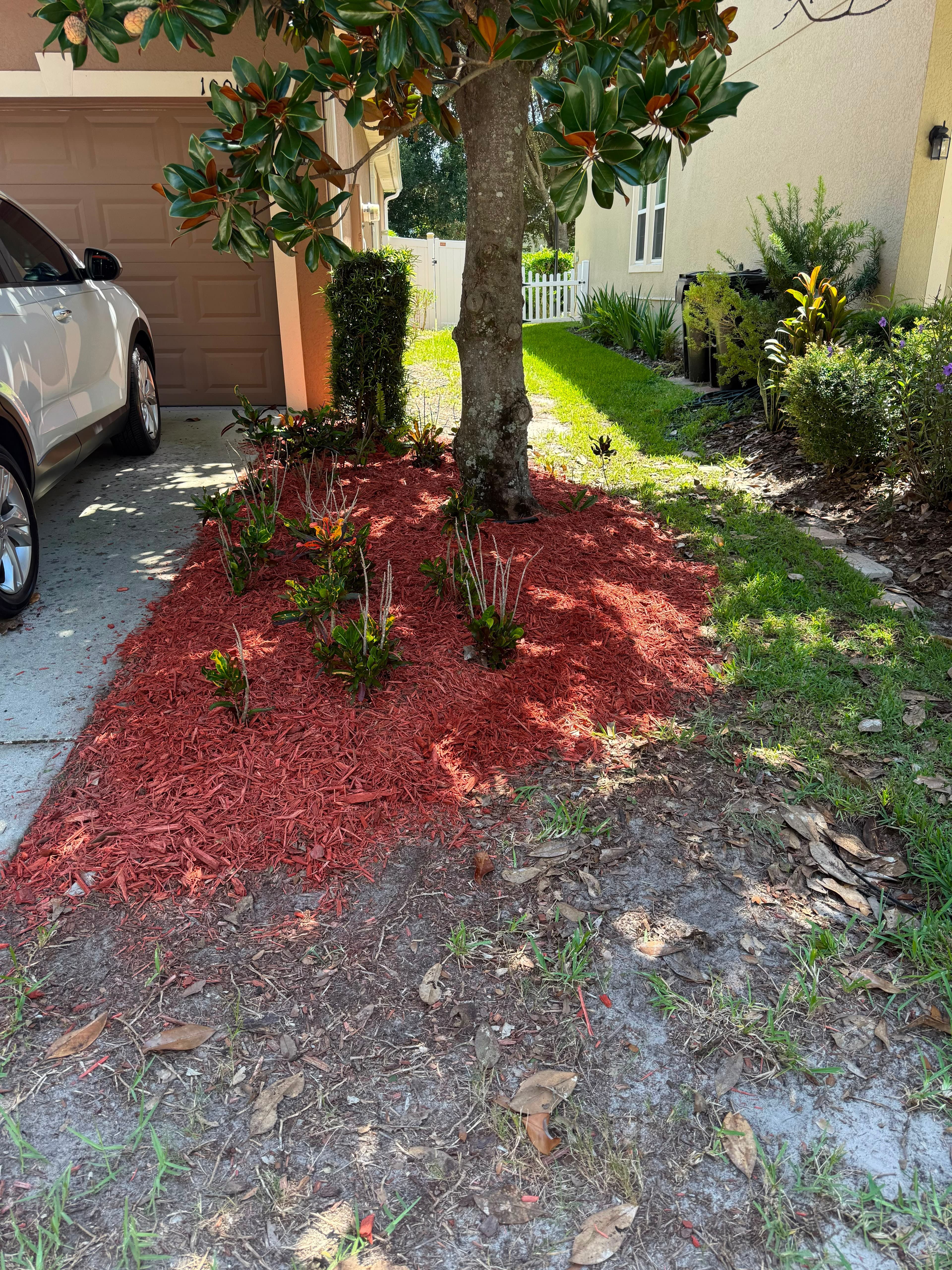 Mulch Installation after